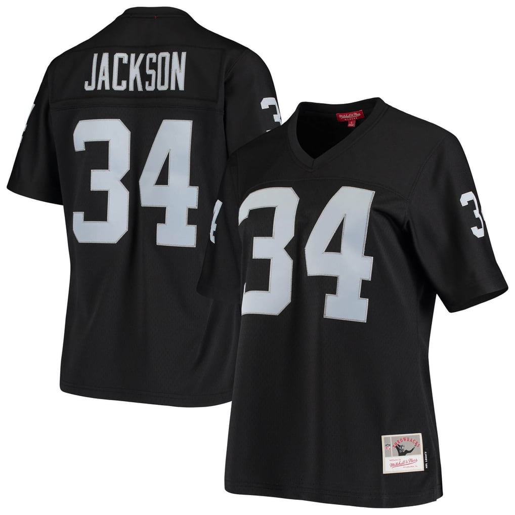 Women's Las Vegas Raiders Bo Jackson Mitchell & Ness Black 1988 Legacy Replica Jersey - Image 1