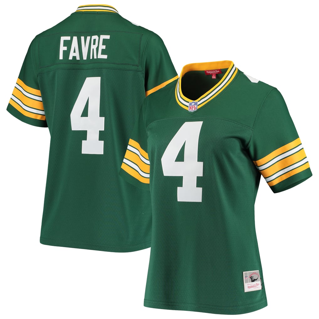 Women's Green Bay Packers Brett Favre Mitchell & Ness Green 1996 Legacy Replica Player Jersey - Image 2