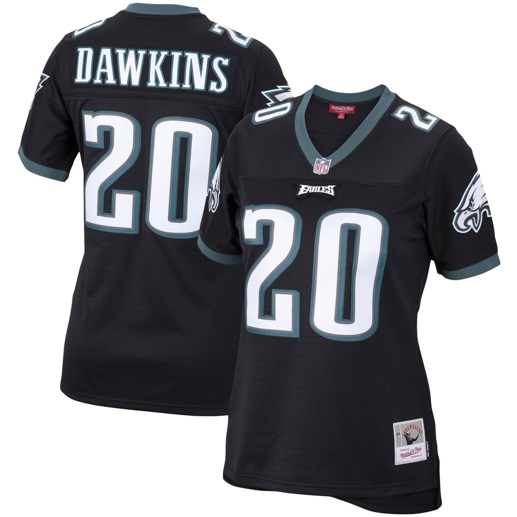 Women's Philadelphia Eagles Brian Dawkins Mitchell & Ness Black Legacy Replica Team Jersey - Image 1