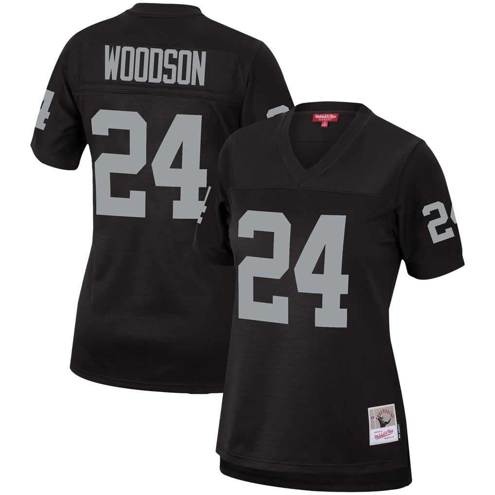 Women's Las Vegas Raiders Charles Woodson Mitchell & Ness Black Legacy Replica Team Jersey - Image 1