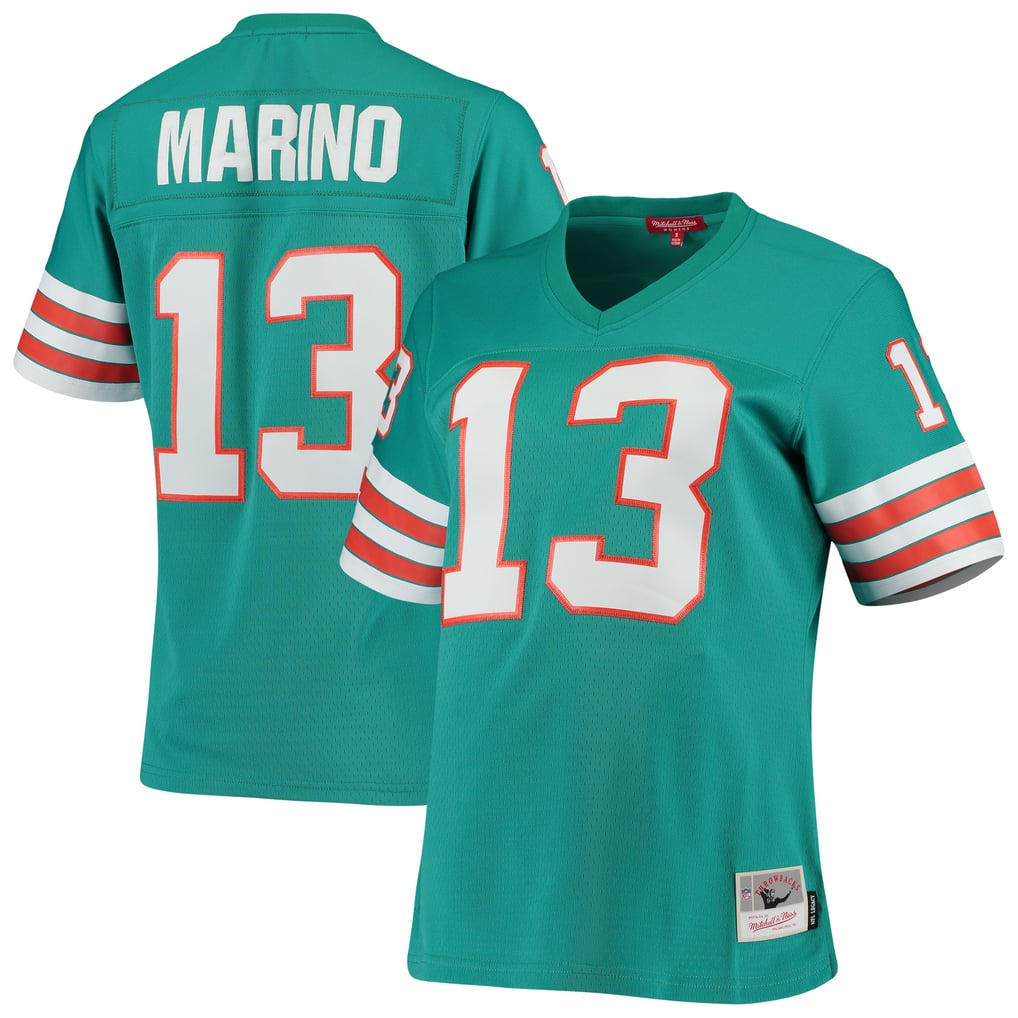 Women's Miami Dolphins Dan Marino Mitchell & Ness Aqua 1984 Legacy Replica Jersey - Image 2
