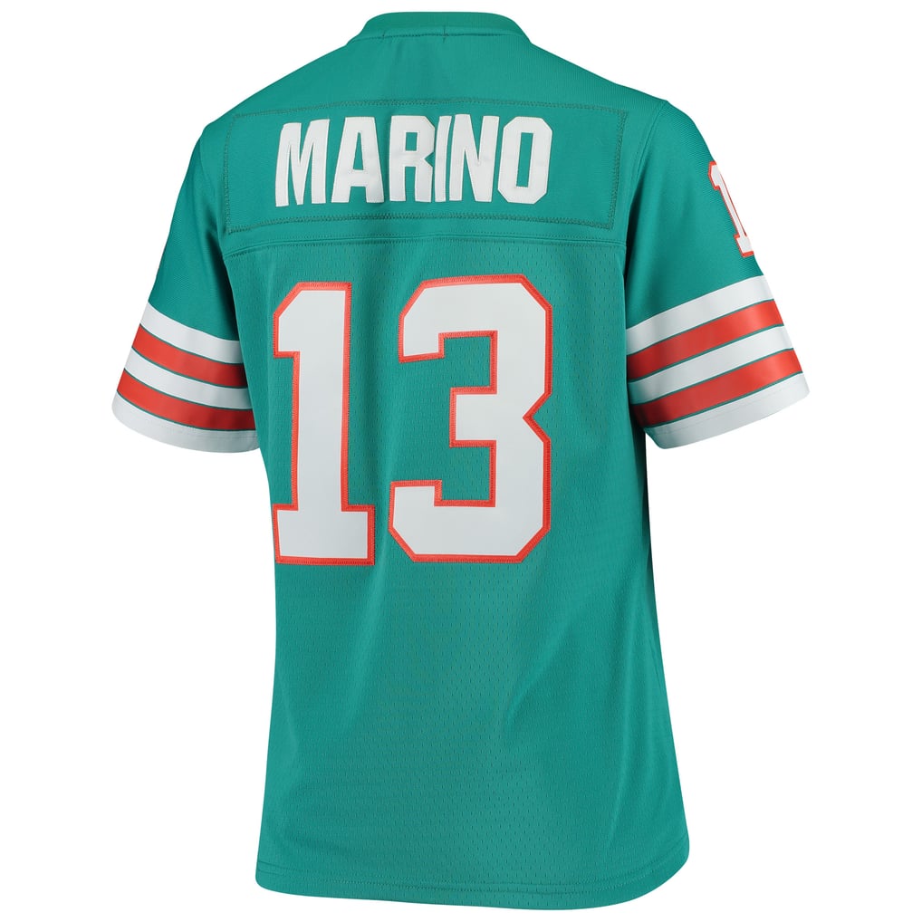Women's Miami Dolphins Dan Marino Mitchell & Ness Aqua 1984 Legacy Replica Jersey - Image 4