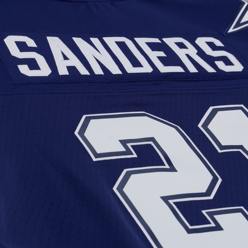 Women's Dallas Cowboys Deion Sanders Mitchell & Ness Navy 1995 Legacy Replica Jersey - Image 7