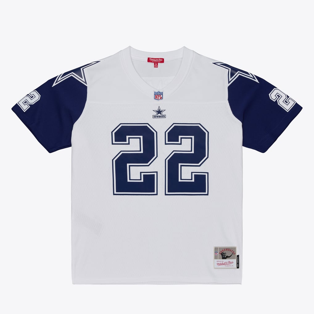 Women's Dallas Cowboys Emmitt Smith Mitchell & Ness White 1994 Legacy Replica Jersey - Image 2