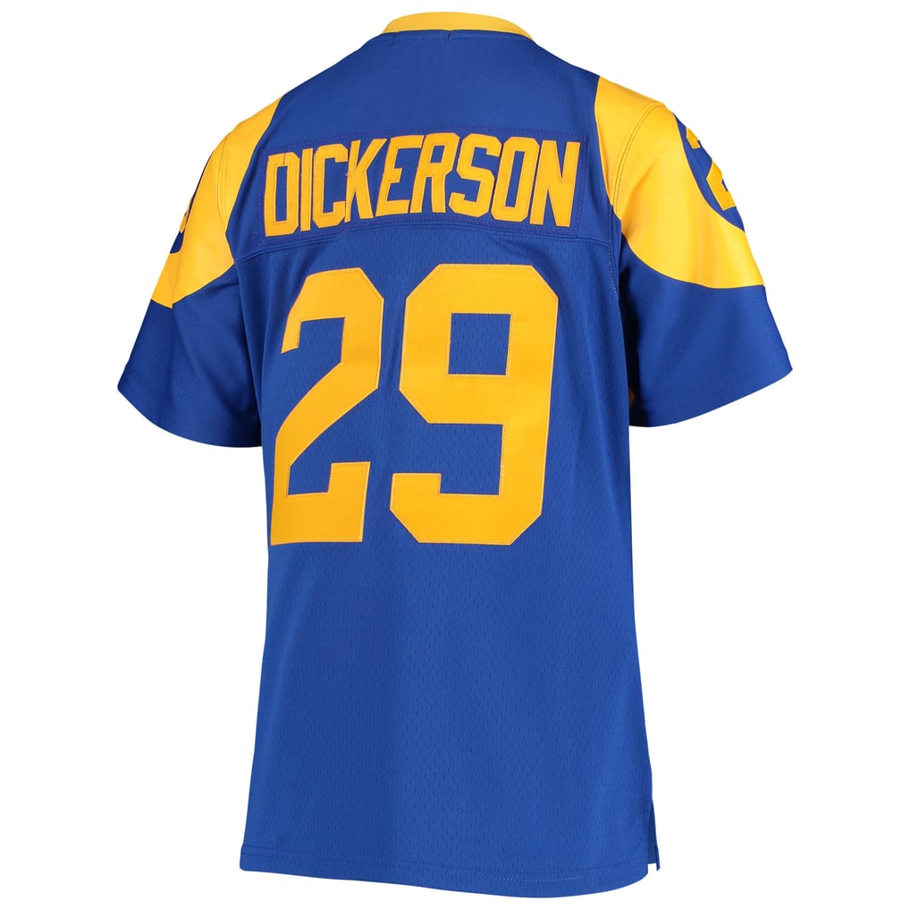 Women's Los Angeles Rams Eric Dickerson Mitchell & Ness Royal Legacy Replica Team Jersey - Image 4