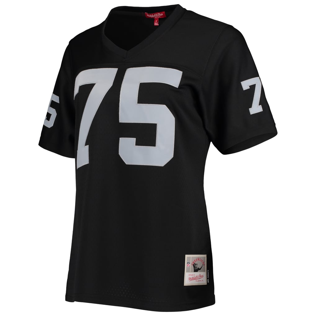 Women's Las Vegas Raiders Howie Long Mitchell & Ness Black Legacy Replica Player Jersey - Image 3
