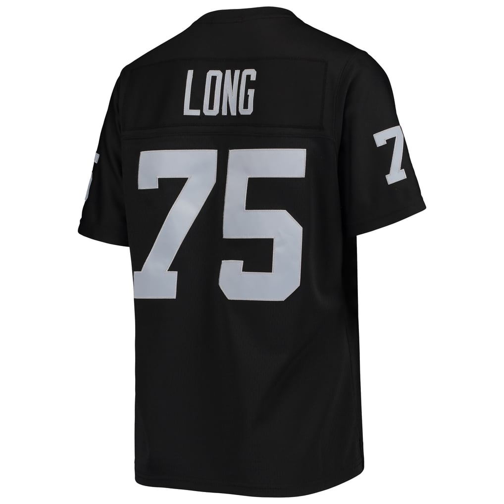Women's Las Vegas Raiders Howie Long Mitchell & Ness Black Legacy Replica Player Jersey - Image 4