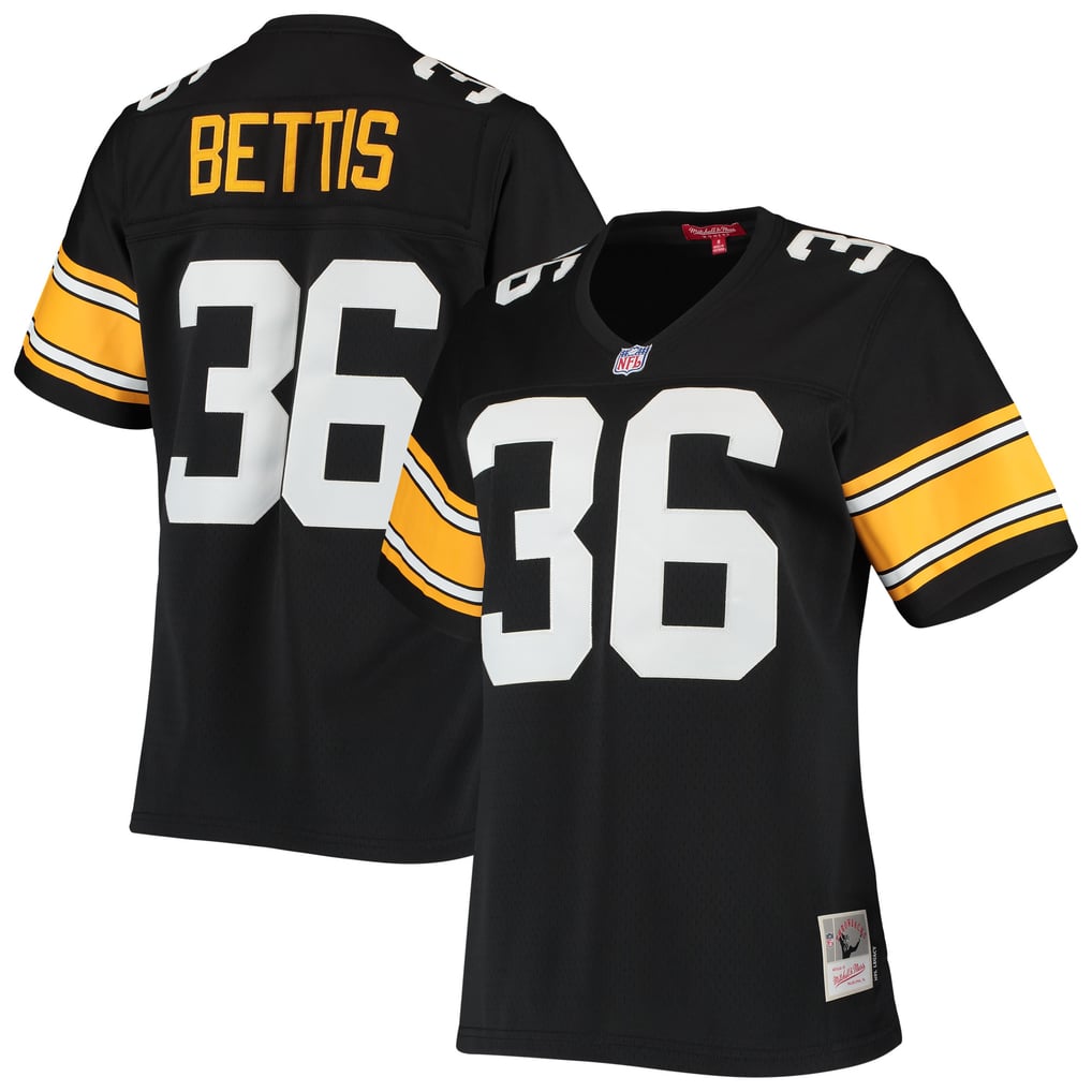 Women's Pittsburgh Steelers Jerome Bettis Mitchell & Ness Black 1996 Legacy Replica Jersey - Image 2