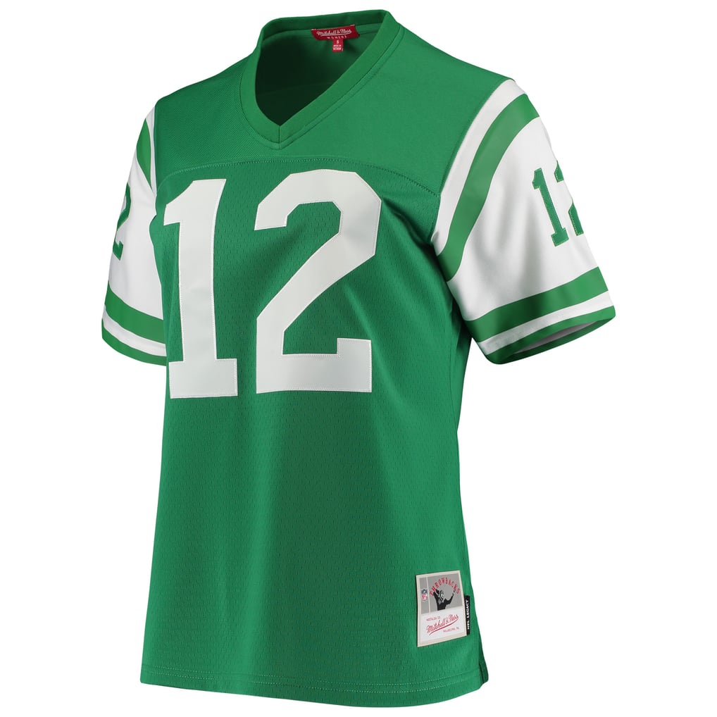 Women's New York Jets Joe Namath Mitchell & Ness Green 1969 Legacy Replica Jersey - Image 3