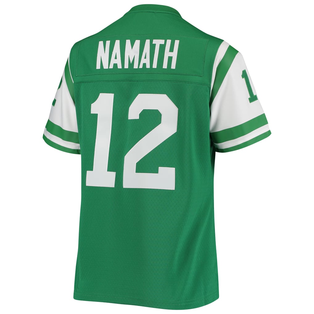 Women's New York Jets Joe Namath Mitchell & Ness Green 1969 Legacy Replica Jersey - Image 4