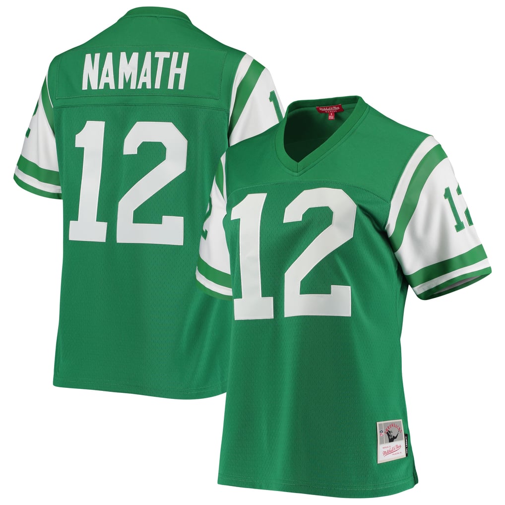 Women's New York Jets Joe Namath Mitchell & Ness Green 1969 Legacy Replica Jersey - Image 1