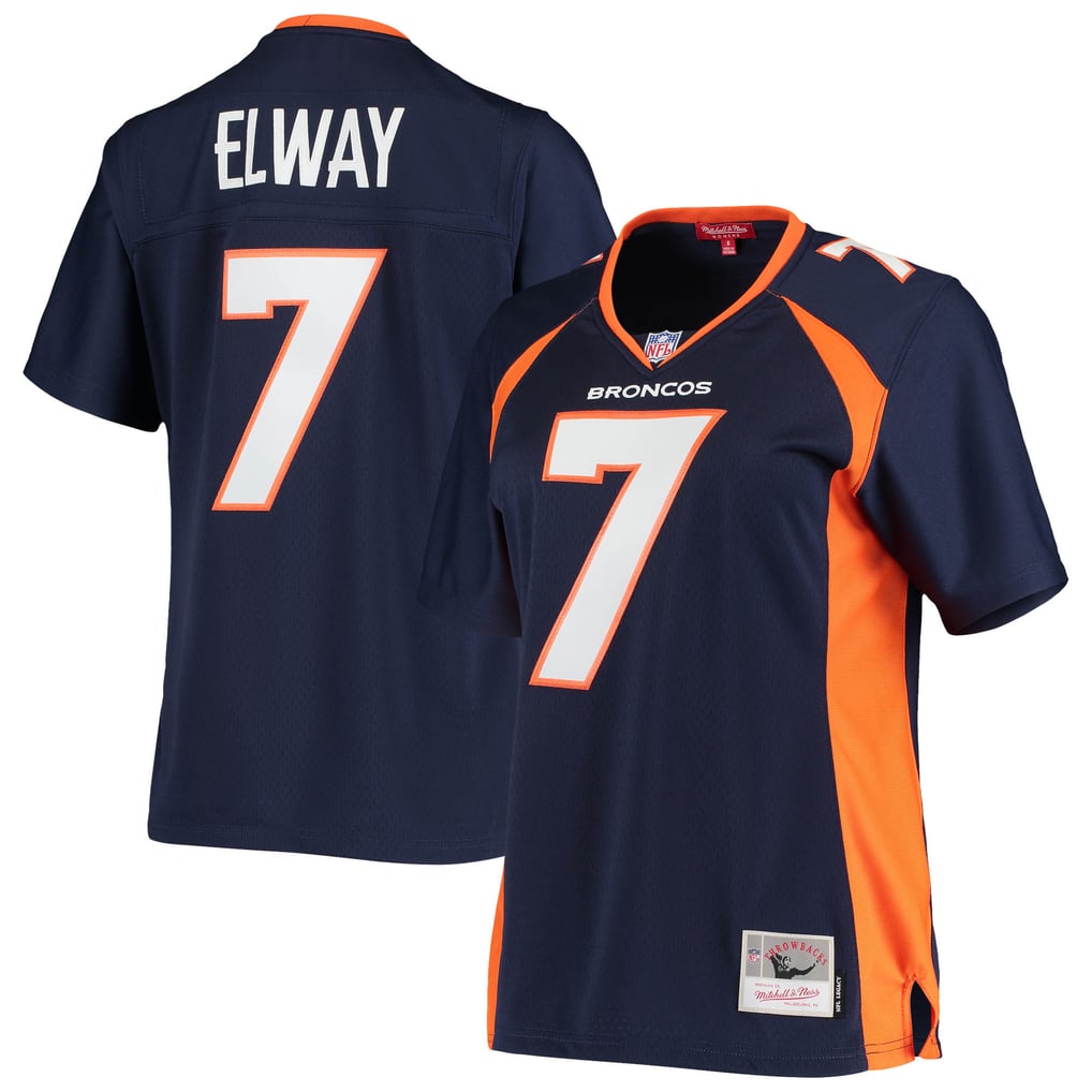 Women's Denver Broncos John Elway Mitchell & Ness Navy Legacy Replica Team Jersey - Image 1