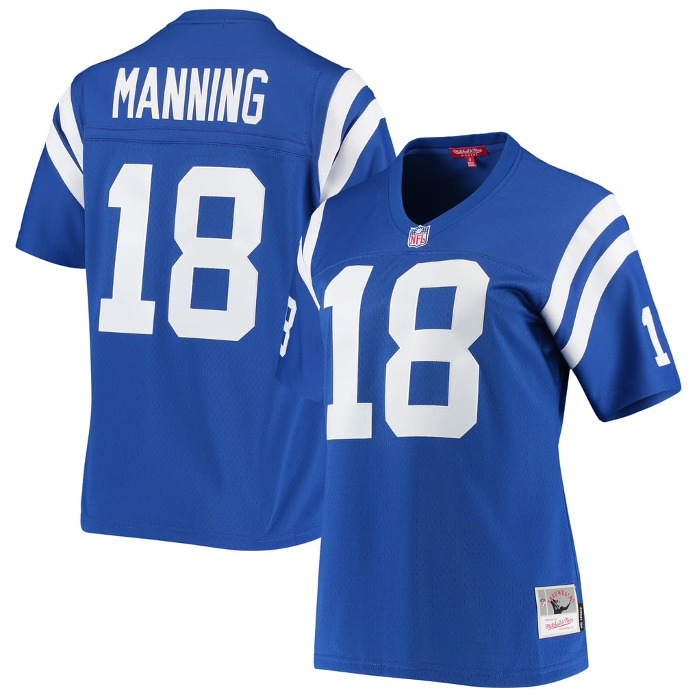 Women's Indianapolis Colts Peyton Manning Mitchell & Ness Royal 1998 Legacy Replica Jersey - Image 2