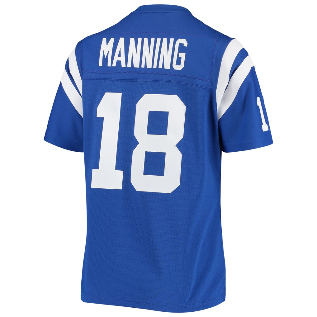 Women's Indianapolis Colts Peyton Manning Mitchell & Ness Royal 1998 Legacy Replica Jersey - Image 4