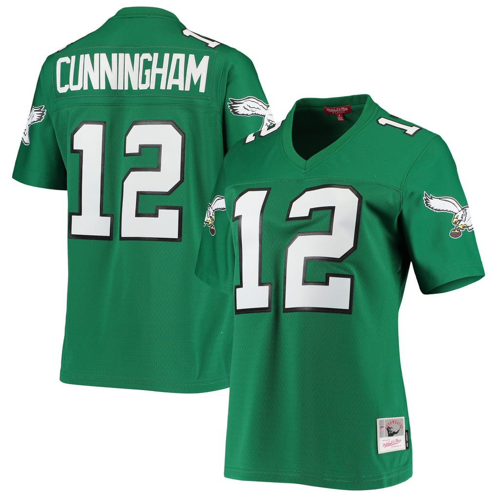 Women's Philadelphia Eagles Randall Cunningham Mitchell & Ness Kelly Green 1990 Legacy Replica Jersey - Image 2