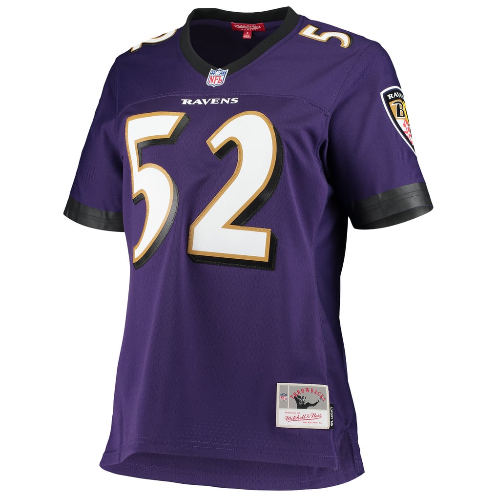 Women's Baltimore Ravens Ray Lewis Mitchell & Ness Purple Legacy Replica Team Jersey