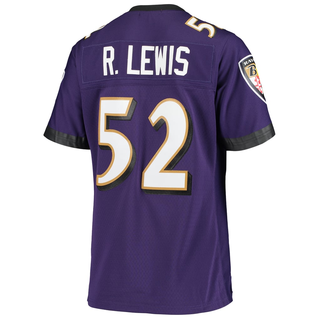 Women's Baltimore Ravens Ray Lewis Mitchell & Ness Purple Legacy Replica Team Jersey