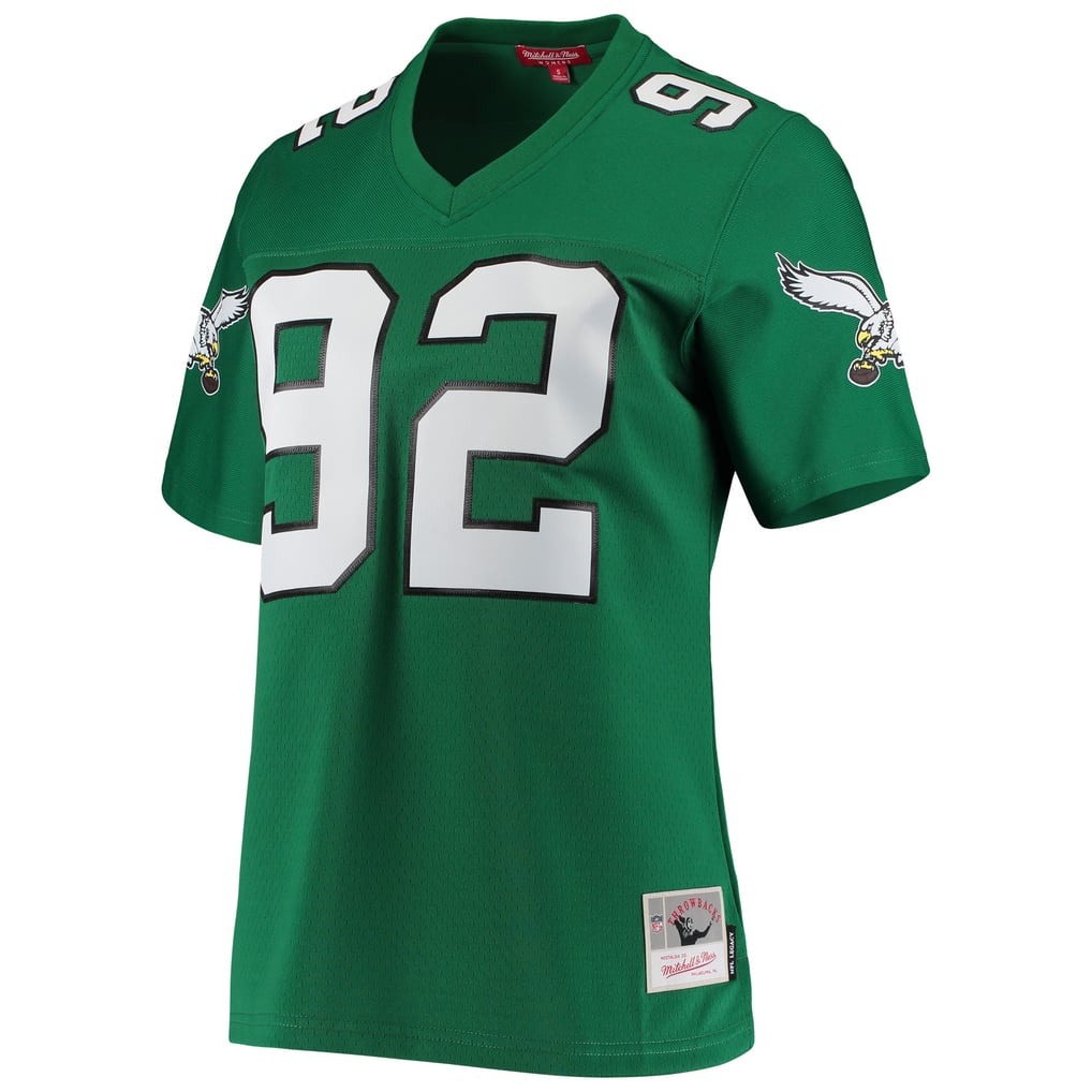 Women's Philadelphia Eagles Reggie White Mitchell & Ness Kelly Green 1990 Legacy Replica Jersey - Image 3