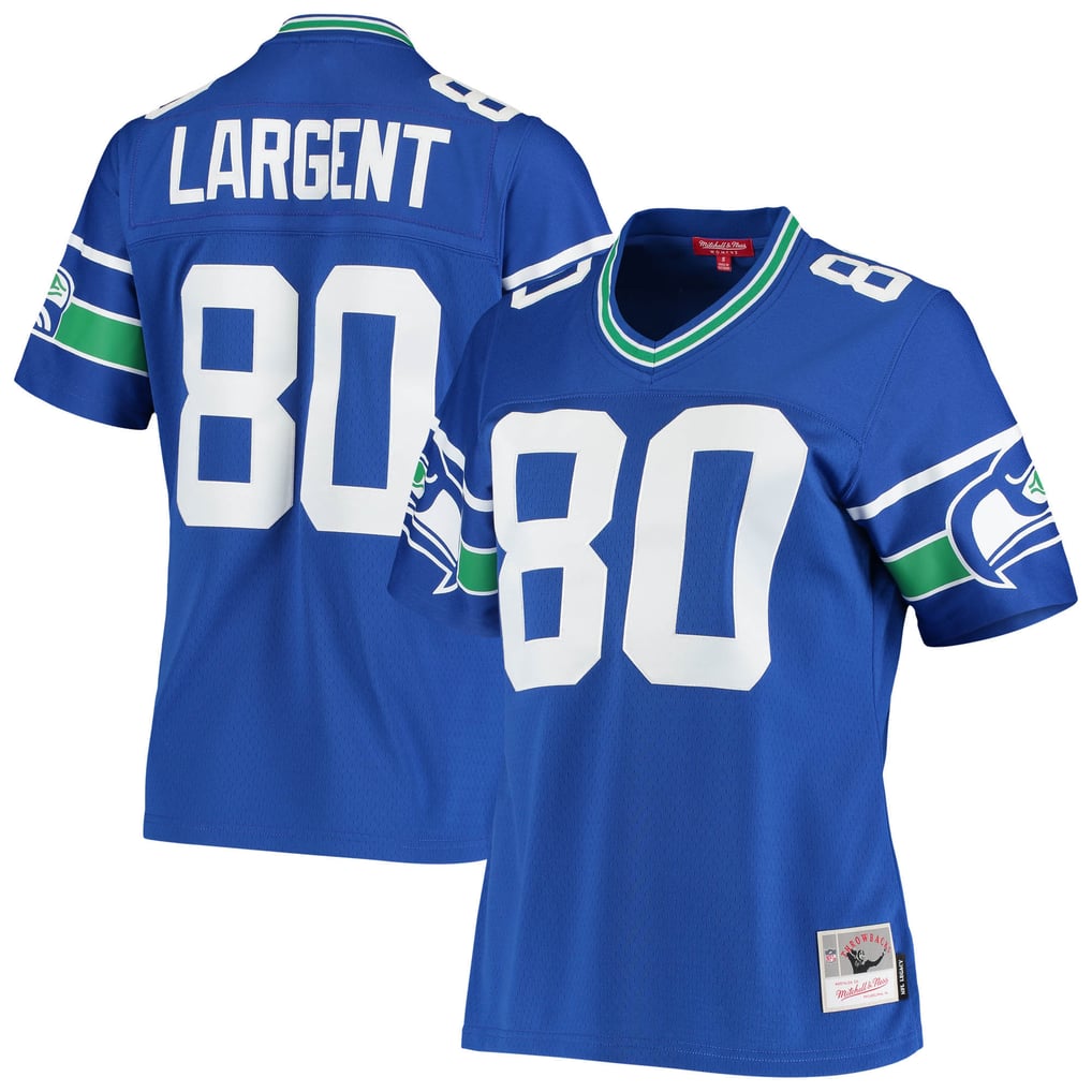 Women's Seattle Seahawks Steve Largent Mitchell & Ness Royal 1985 Legacy Replica Jersey - Image 2
