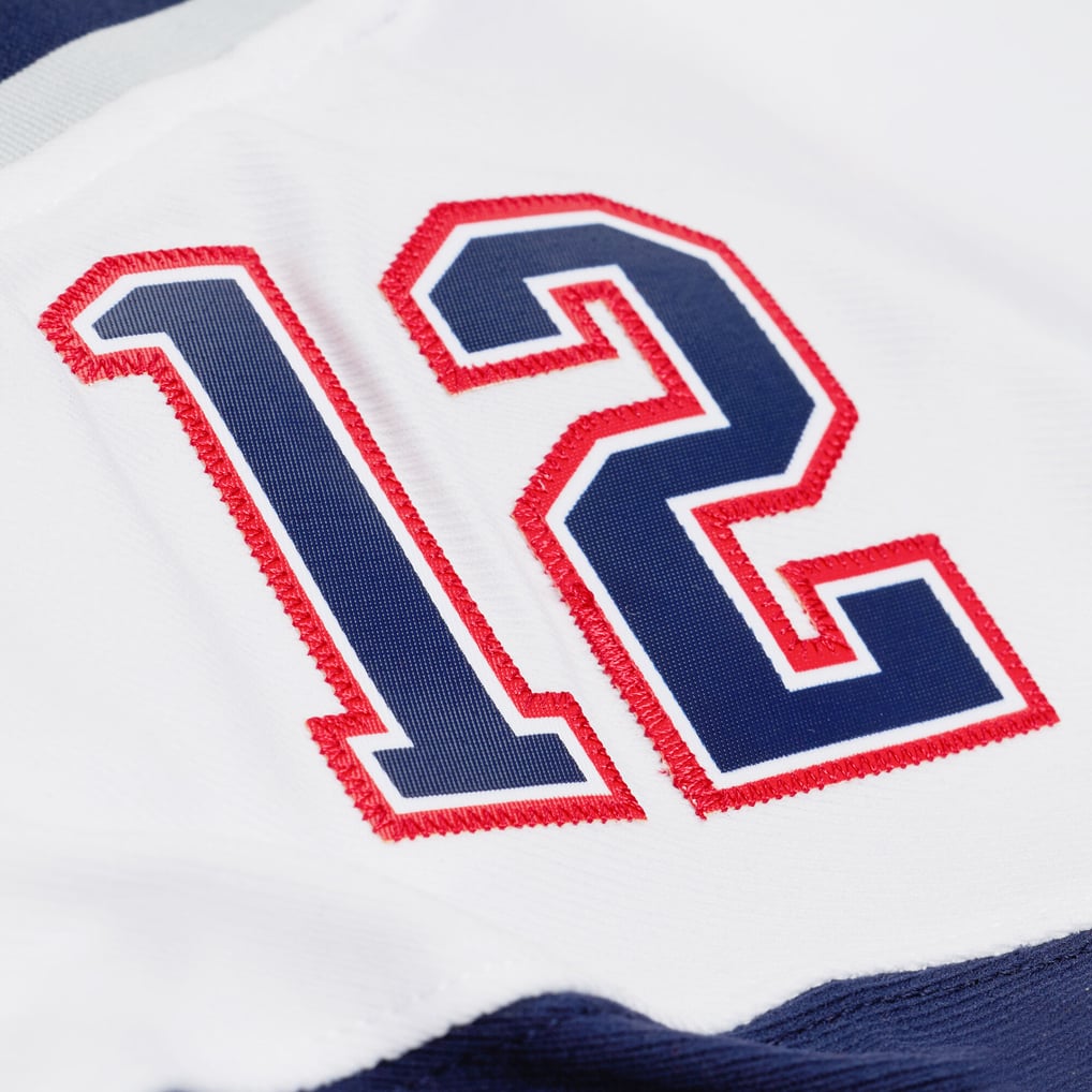 Women's New England Patriots Tom Brady Mitchell & Ness White 2000 Legacy Replica Jersey - Image 10