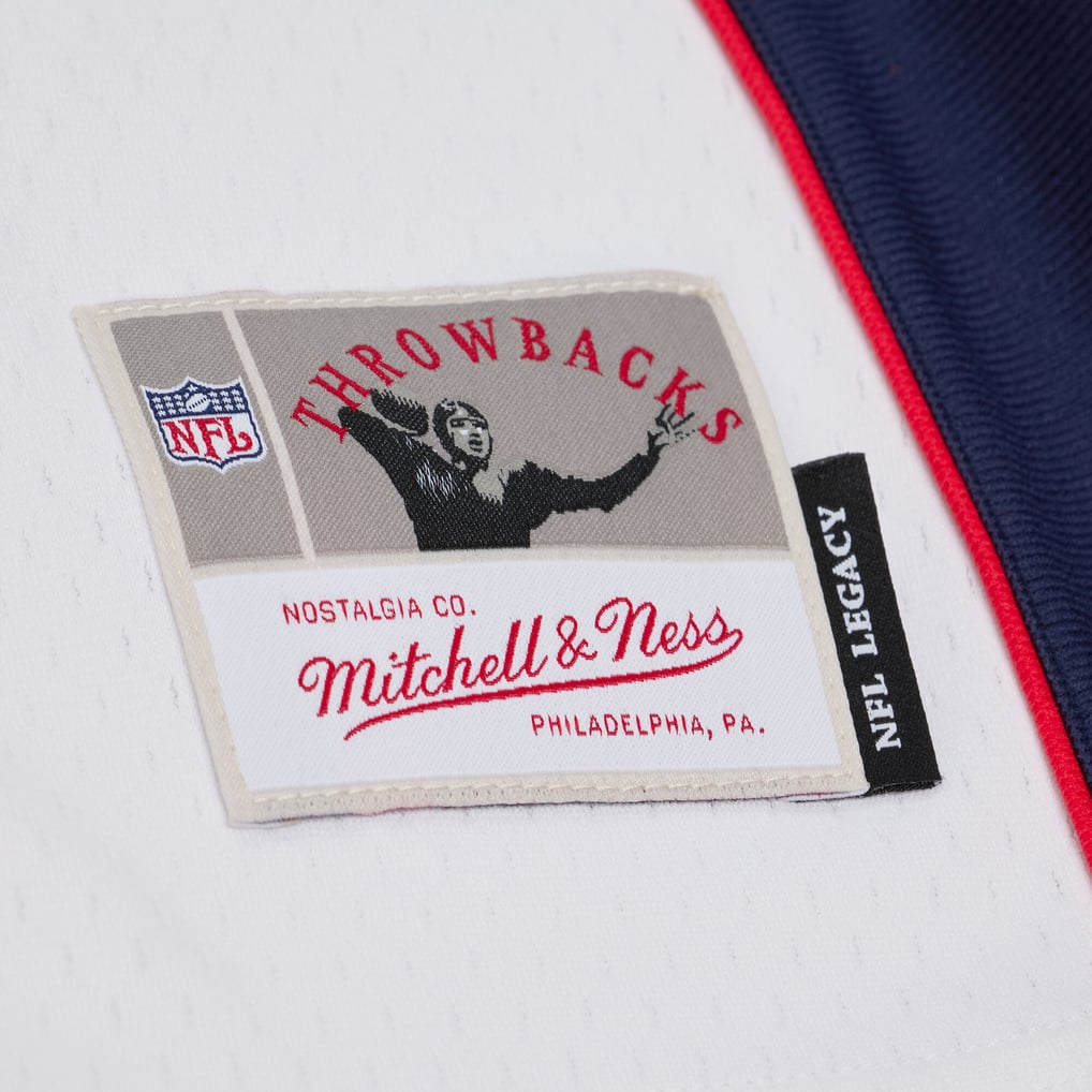 Women's New England Patriots Tom Brady Mitchell & Ness White 2000 Legacy Replica Jersey - Image 4