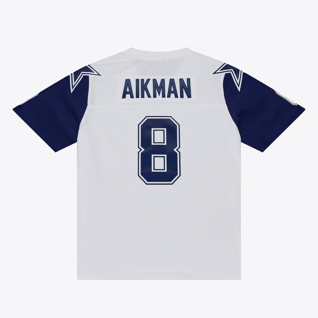 Women's Dallas Cowboys Troy Aikman Mitchell & Ness White 1994 Legacy Replica Jersey - Image 3
