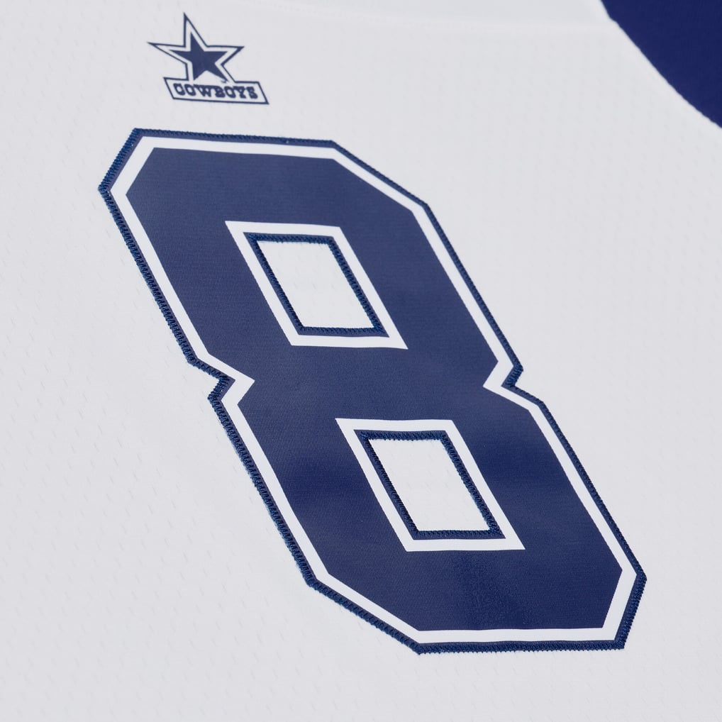 Women's Dallas Cowboys Troy Aikman Mitchell & Ness White 1994 Legacy Replica Jersey - Image 5