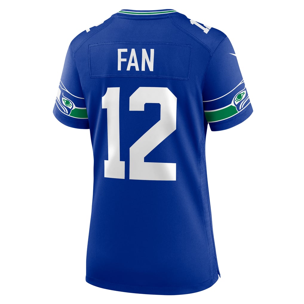 Women's Seattle Seahawks 12s Nike Royal Player Jersey - Image 4