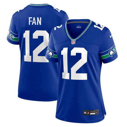 Women's Seattle Seahawks 12s Nike Royal Player Jersey - Image 1