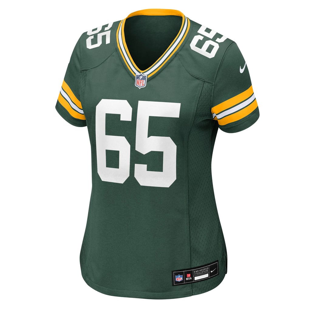 Women's Green Bay Packers Aaron Banks Nike  Green Team Game Jersey - Image 3