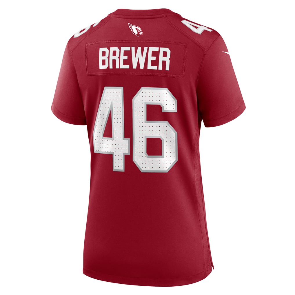 Women's Arizona Cardinals Aaron Brewer Nike  Cardinal  Game Jersey - Image 4