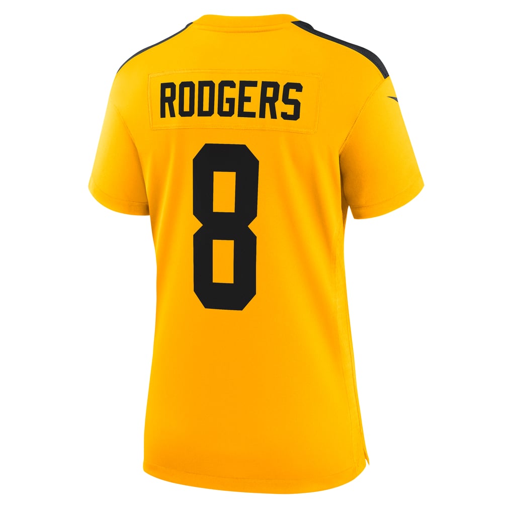Women's Pittsburgh Steelers Aaron Rodgers Nike Gold Alternate 1933 Throwback Game Jersey - Image 4