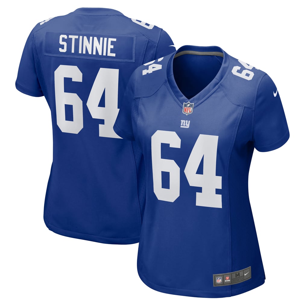 Women's New York Giants Aaron Stinnie Nike  Royal  Game Jersey - Image 2