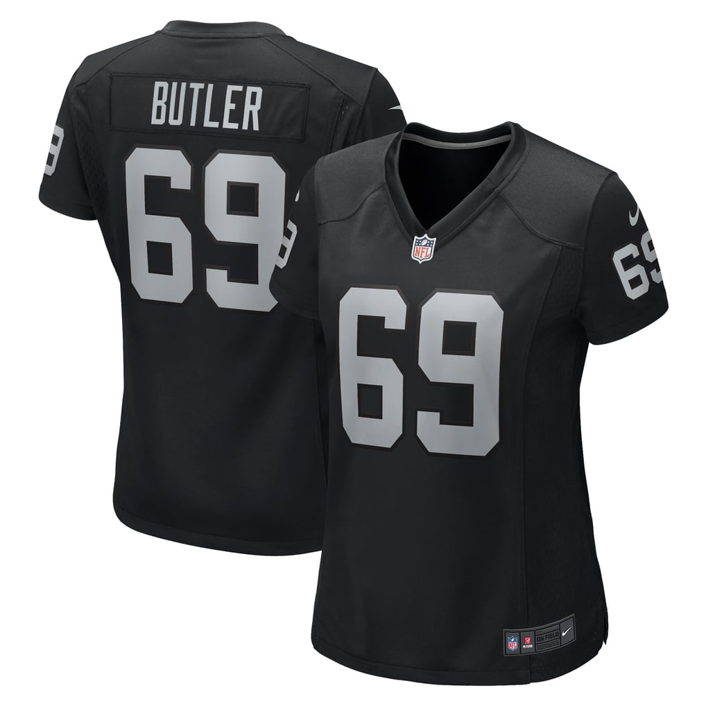 Women's Las Vegas Raiders Adam Butler Nike  Black  Game Jersey - Image 2