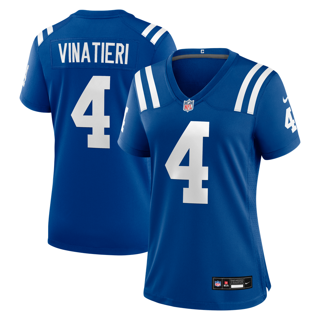 Women's Indianapolis Colts Adam Vinatieri Nike Royal Team Retired Game Jersey - Image 2