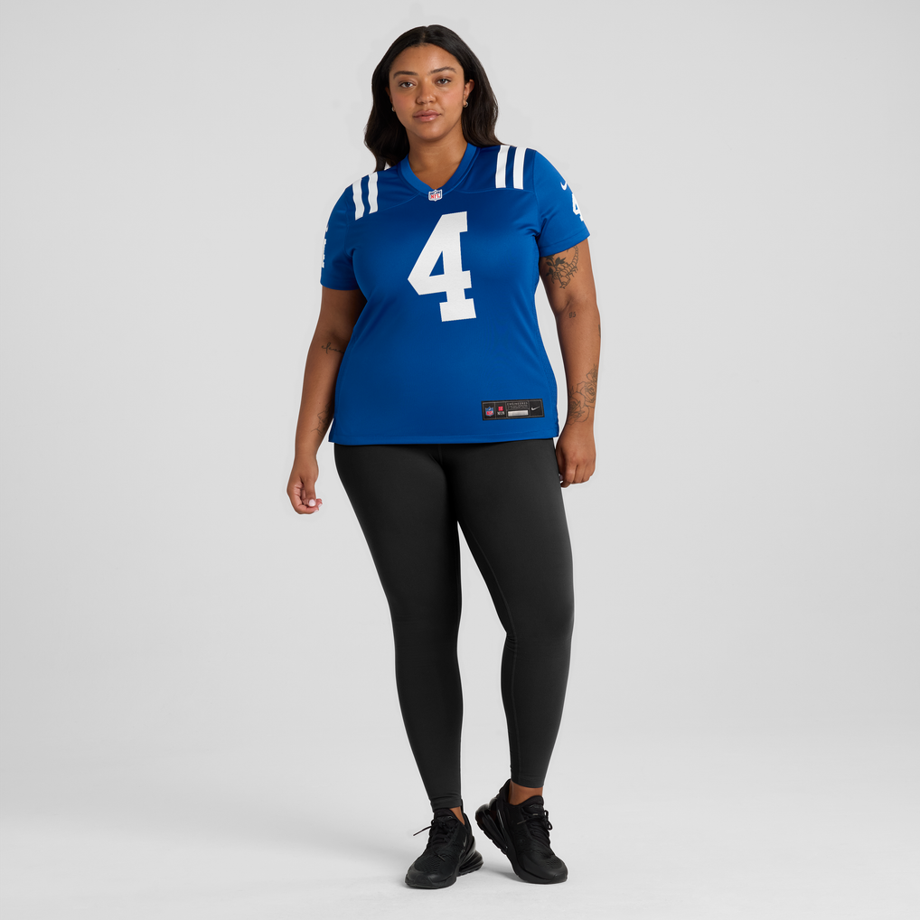 Women's Indianapolis Colts Adam Vinatieri Nike Royal Team Retired Game Jersey - Image 5