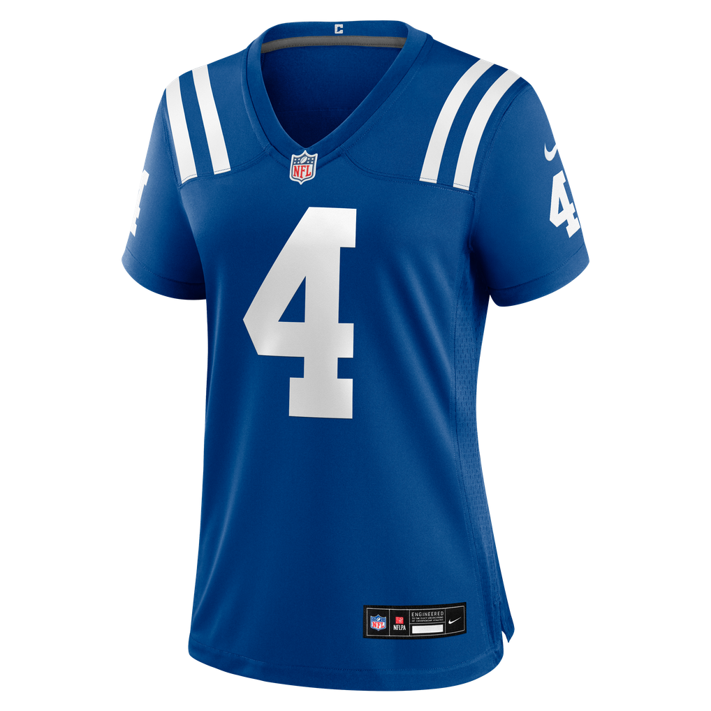 Women's Indianapolis Colts Adam Vinatieri Nike Royal Team Retired Game Jersey - Image 7