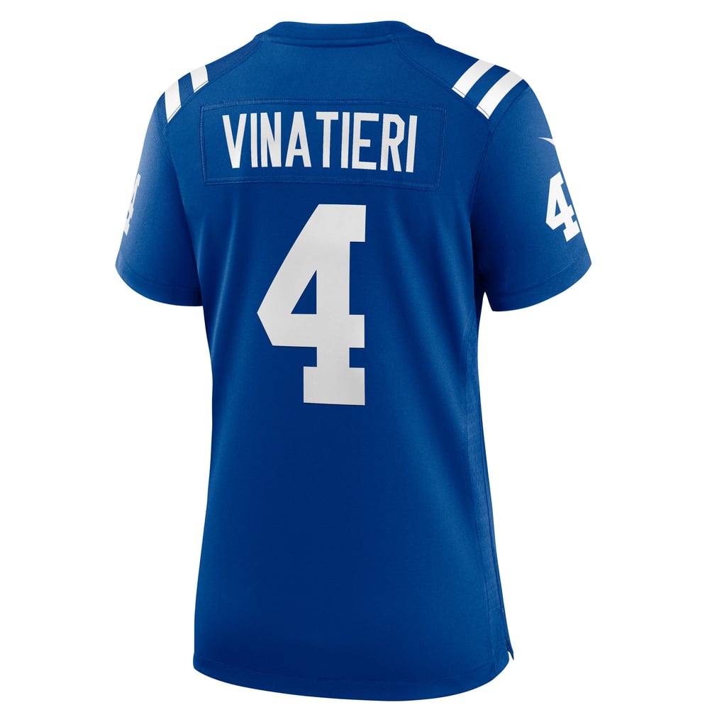 Women's Indianapolis Colts Adam Vinatieri Nike Royal Team Retired Game Jersey - Image 8