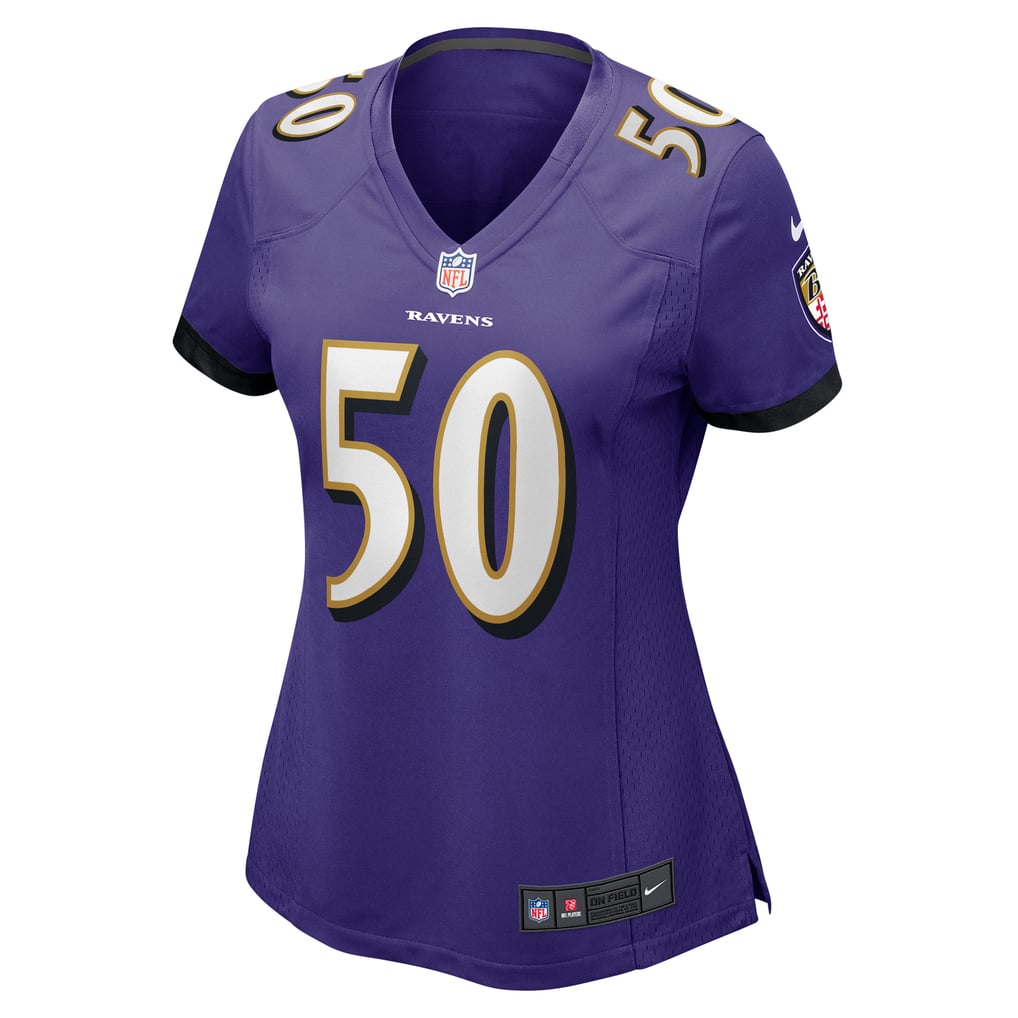 Women's Baltimore Ravens Adisa Isaac Nike Purple Game Jersey
