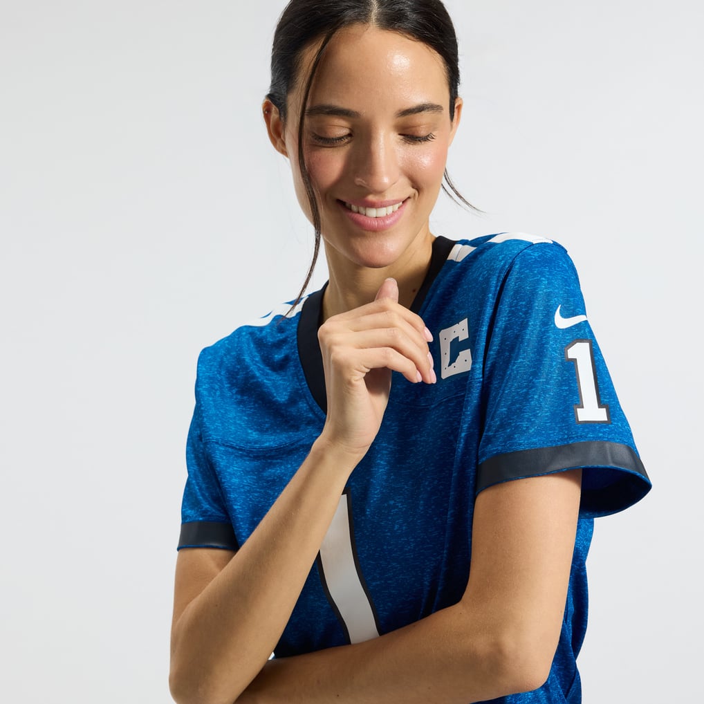 Women's Indianapolis Colts Ahmad Sauce Gardner Nike  Heather Royal Alternate 2 Indiana Nights Game Jersey - Image 10