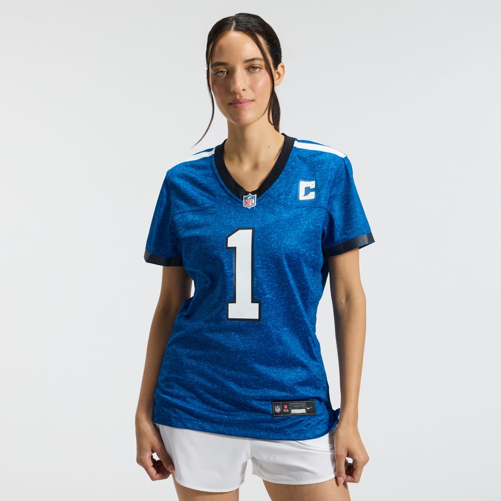 Women's Indianapolis Colts Ahmad Sauce Gardner Nike  Heather Royal Alternate 2 Indiana Nights Game Jersey - Image 3