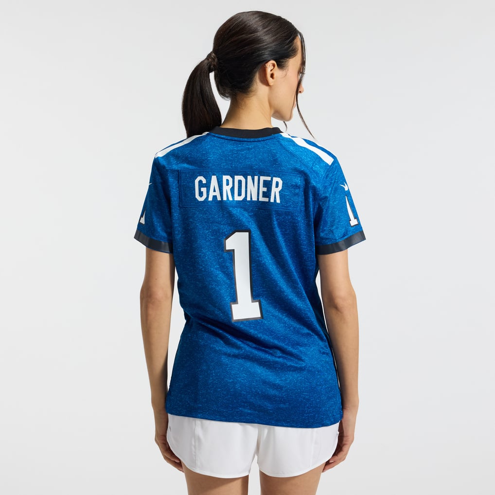 Women's Indianapolis Colts Ahmad Sauce Gardner Nike  Heather Royal Alternate 2 Indiana Nights Game Jersey - Image 4