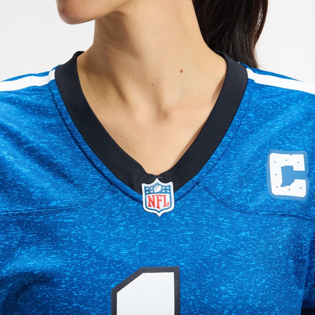 Women's Indianapolis Colts Ahmad Sauce Gardner Nike  Heather Royal Alternate 2 Indiana Nights Game Jersey - Image 9