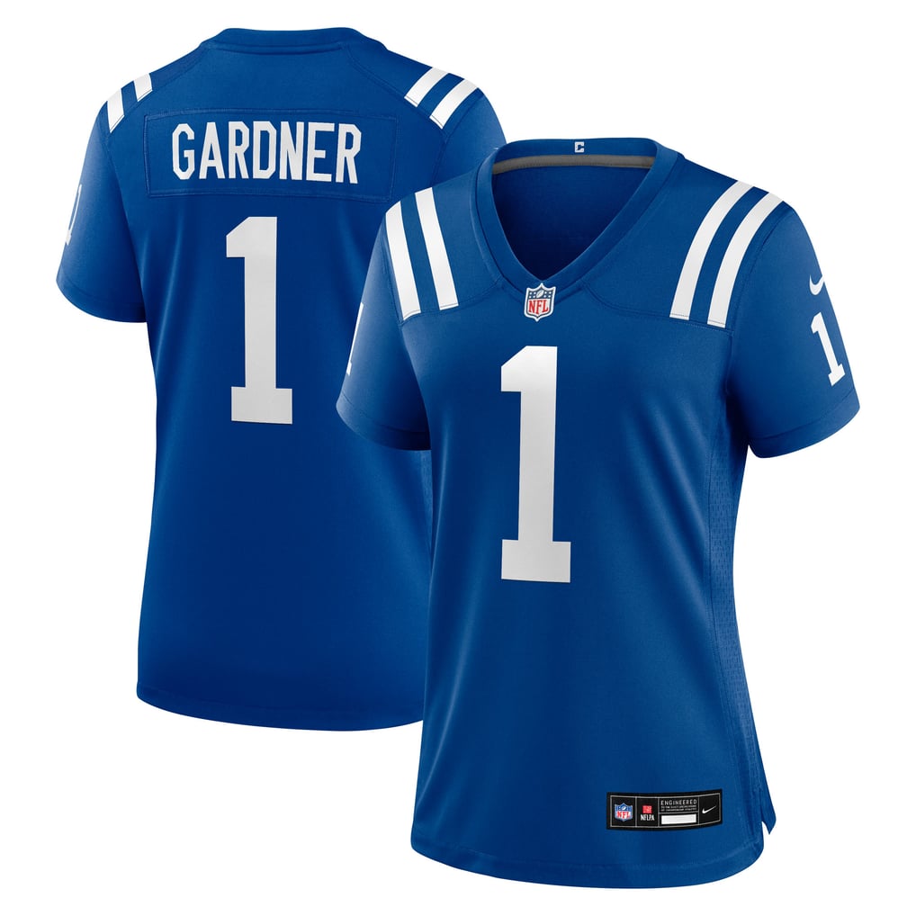 Women's Indianapolis Colts Ahmad Sauce Gardner Nike  Royal Team  Game Jersey - Image 2
