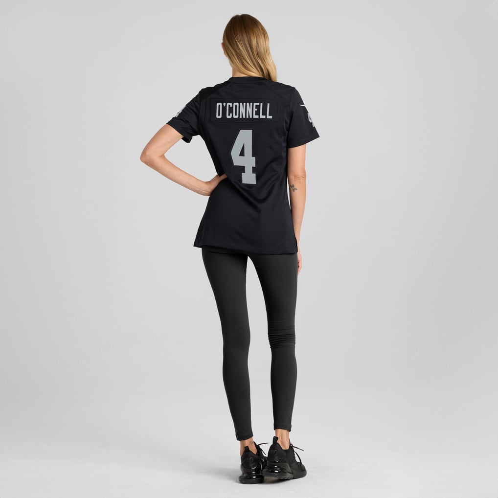 Women's Las Vegas Raiders Aidan O'Connell Nike  Black  Game Jersey - Image 6