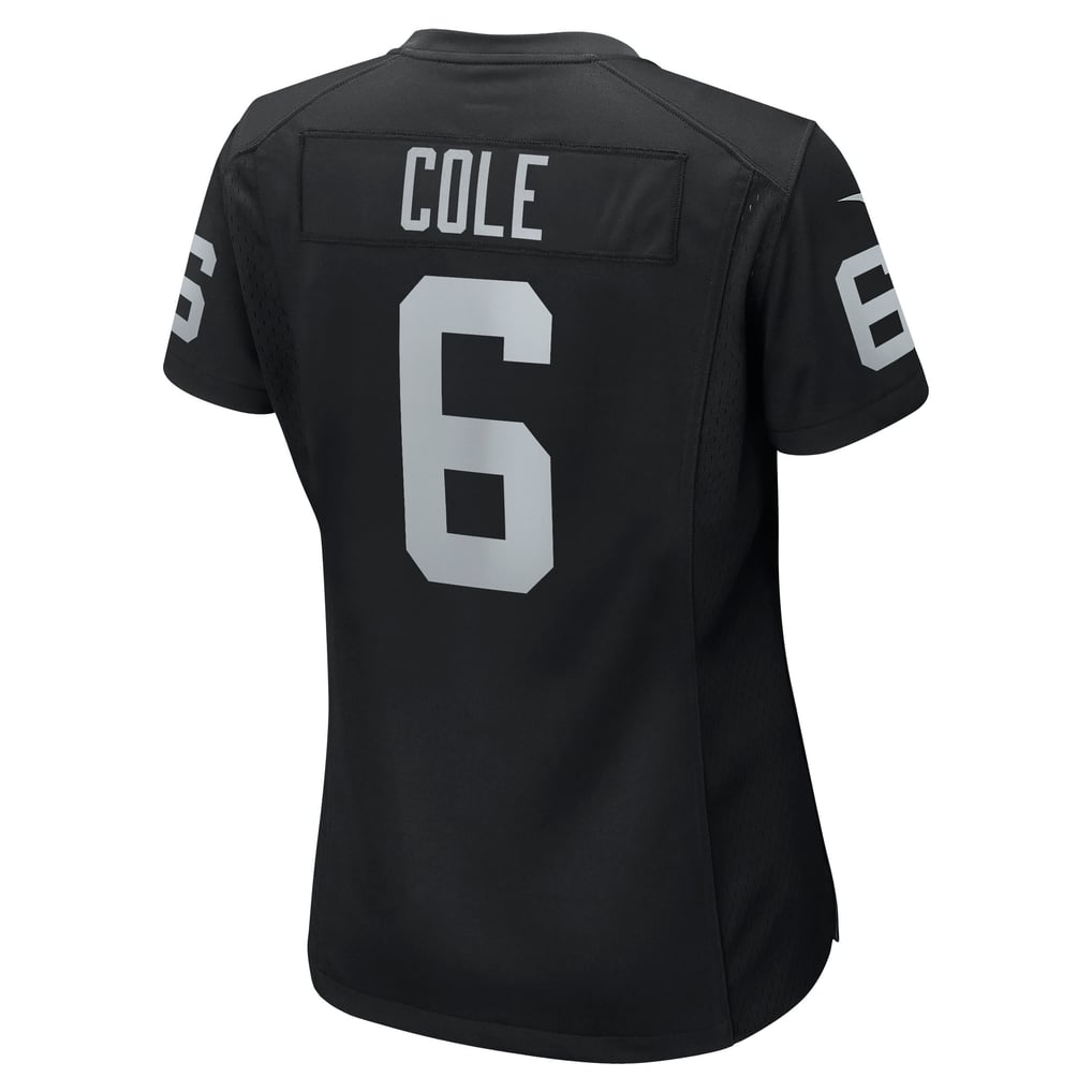 Women's Las Vegas Raiders AJ Cole Nike Black Game Jersey - Image 4