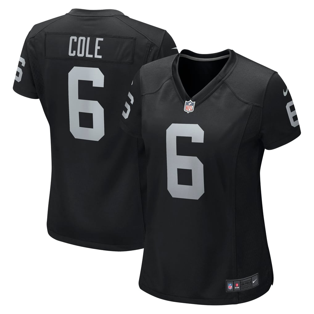 Women's Las Vegas Raiders AJ Cole Nike Black Game Jersey - Image 1