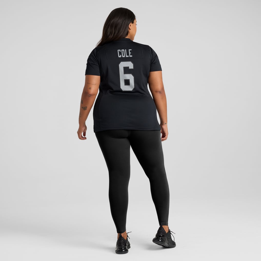 Women's Las Vegas Raiders AJ Cole Nike Black Game Jersey - Image 8