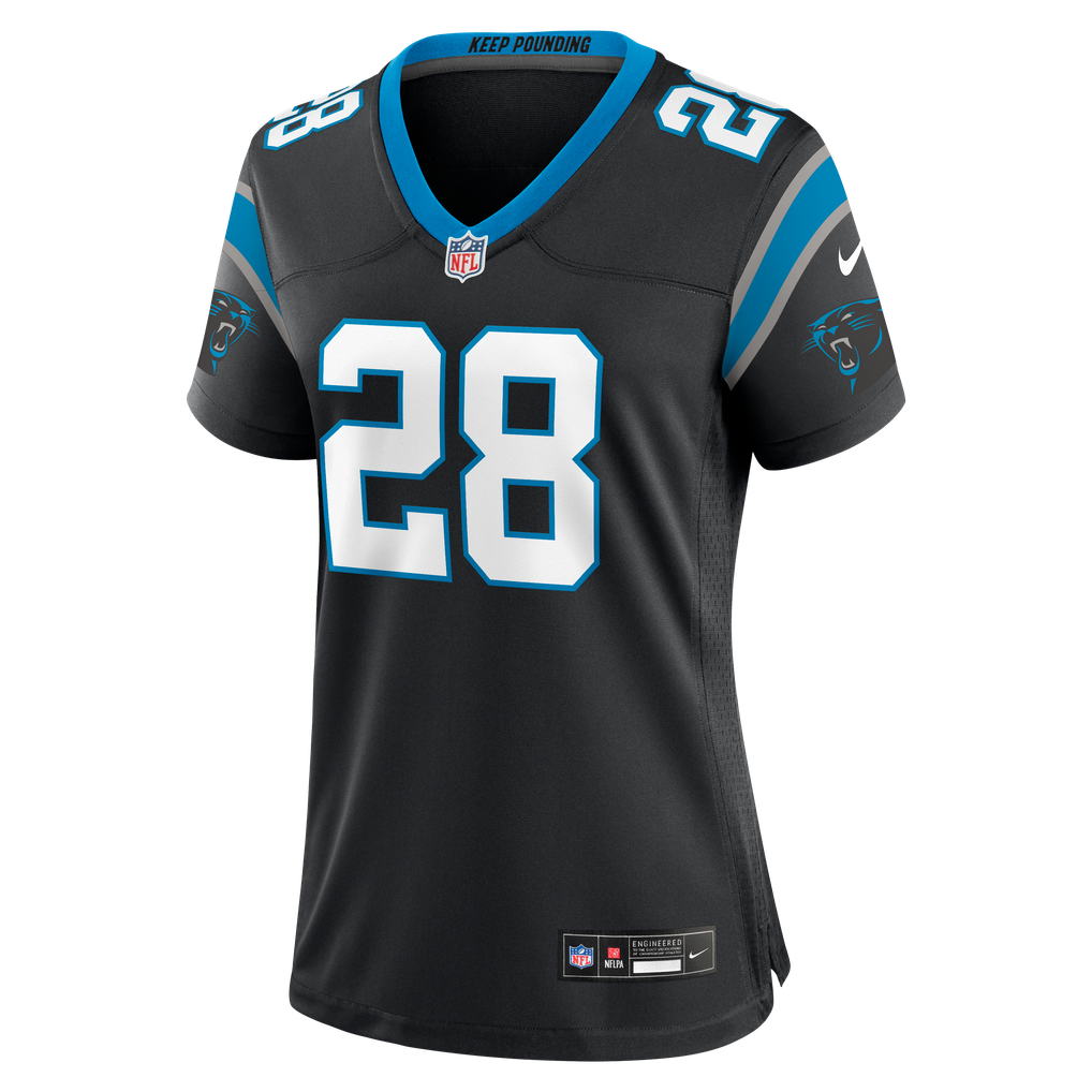Women's Carolina Panthers AJ Dillon Nike Black Team Game Jersey - Image 3