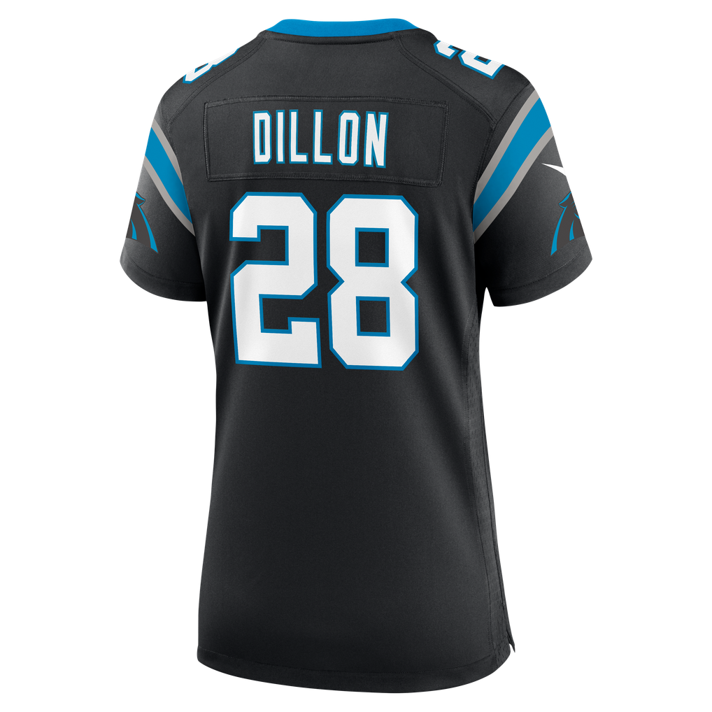 Women's Carolina Panthers AJ Dillon Nike Black Team Game Jersey - Image 4